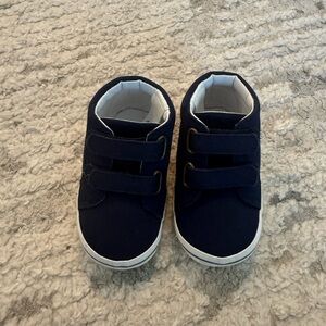 Janie and Jack Navy Blue Kids Sneakers